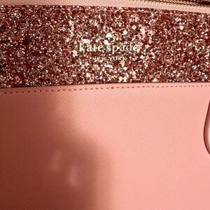 NWT: Kate Spade Pink Glitter Tote